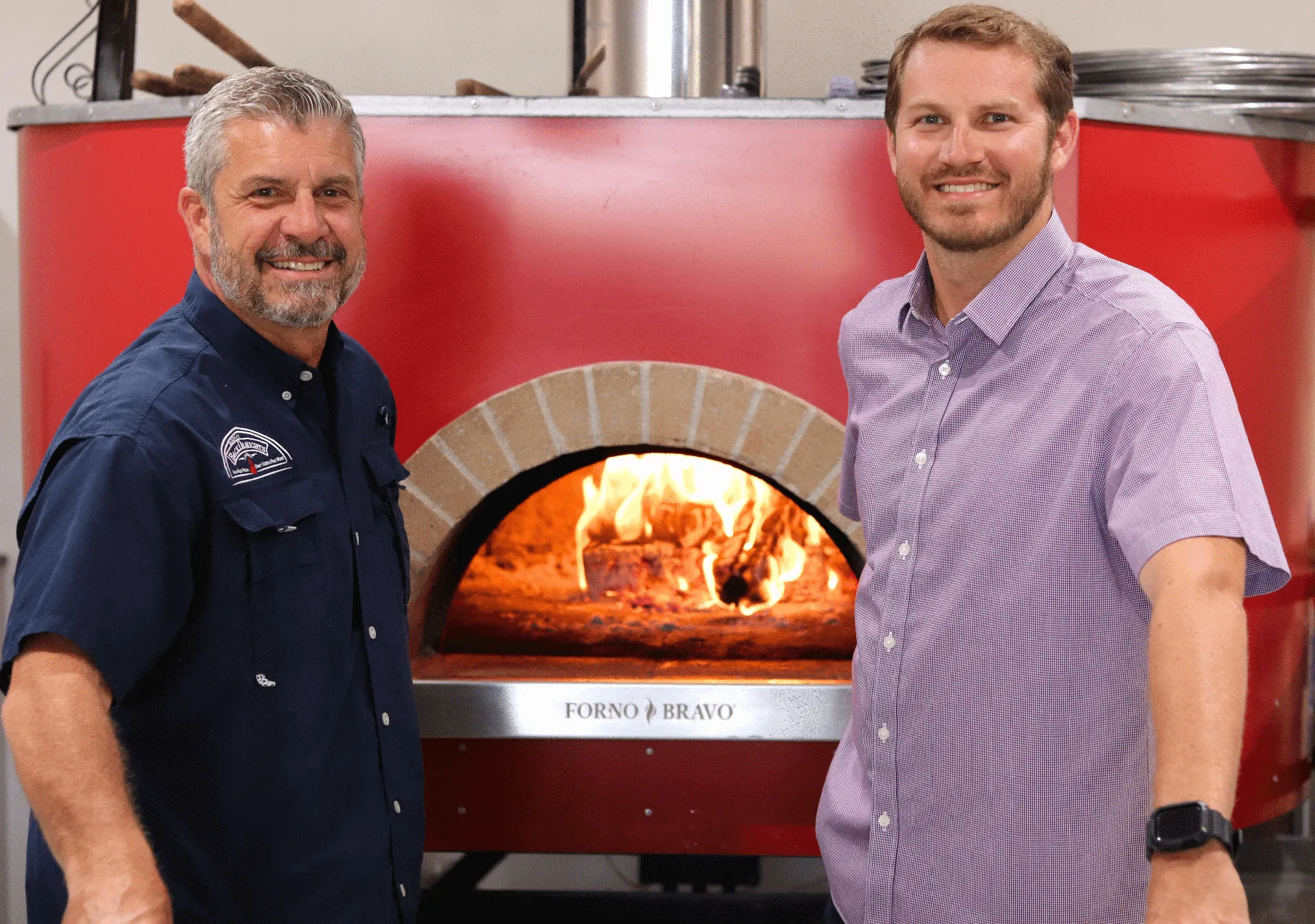 Backdraughts Pizza oven and kitchen at The Commons on Grand